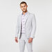 Borselli Tailored Jacket, Grey Check, hi-res